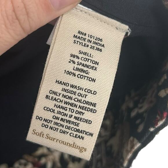 Soft Surroundings Mandala Bolero Beaded Clasp Front Cropped Jacket Womens Large - Picture 6 of 6